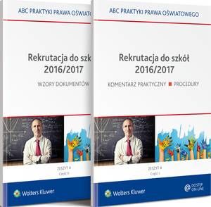 Okładka: Rekrutacja do szkół 2016/2017 - 2 części