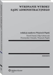 Okładka: Wykonanie wyroku sądu administracyjnego