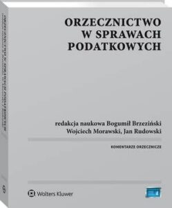 Okładka: Orzecznictwo w sprawach podatkowych