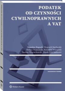 Okładka: Podatek od czynności cywilnoprawnych a VAT