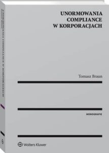 Okładka: Unormowania compliance w korporacjach