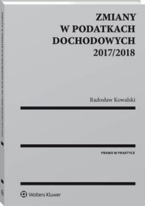 Okładka: Zmiany w podatkach dochodowych 2017/2018