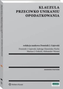 Okładka: Klauzula przeciwko unikaniu opodatkowania