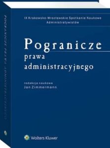 Okładka: Pogranicze prawa administracyjnego