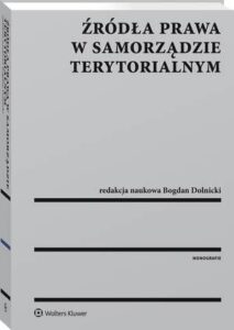 Okładka: Źródła prawa w samorządzie terytorialnym