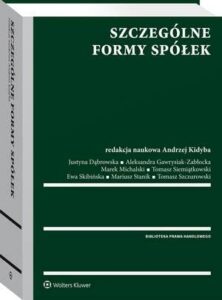 Okładka: Szczególne formy spółek