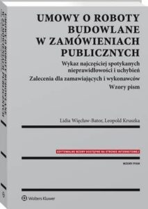 Okładka: Umowy o roboty budowlane w zamówieniach publicznych