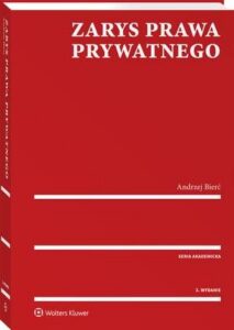 Okładka: Zarys prawa prywatnego. Część ogólna