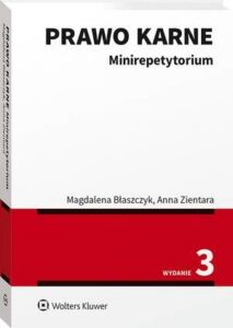 Okładka: Prawo karne. Minirepetytorium