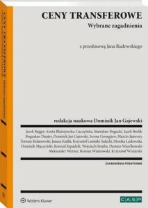 Okładka: Ceny transferowe. Wybrane zagadnienia