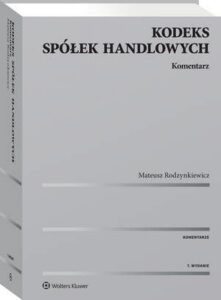 Okładka: Kodeks spółek handlowych. Komentarz