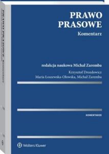 Okładka: Prawo prasowe. Komentarz