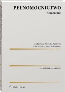 Okładka: Pełnomocnictwo. Komentarz