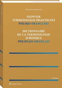 Okładka: Słownik terminologii prawniczej. Polsko-francuski