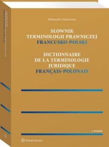 Okładka: Słownik terminologii prawniczej. Francusko-polski