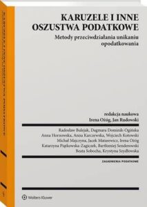 Okładka: Karuzele i inne oszustwa podatkowe. Metody przeciwdziałania unikaniu opodatkowania