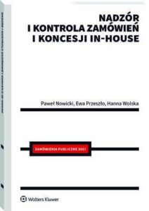 Okładka: Nadzór i kontrola zamówień i koncesji in-house
