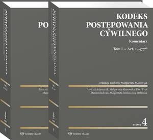 Okładka: Kodeks postępowania cywilnego. Komentarz