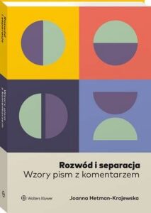 Okładka: Rozwód i separacja. Wzory pism z komentarzem