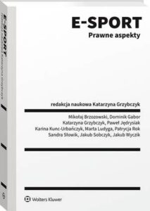 Okładka: E-sport. Prawne aspekty