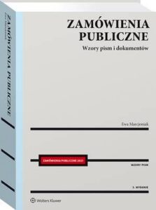 Okładka: Zamówienia publiczne. Wzory pism i dokumentów