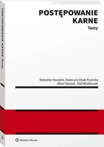 Okładka: Postępowanie karne. Testy
