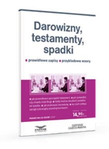 Okładka: Darowizny, testamenty, spadki. Prawo na co dzień 1/2021