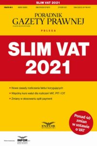 Okładka: Slim VAT 2021. Podatki 6/2021