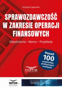 Okładka: Sprawozdawczość w zakresie operacji finansowych
