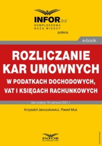 Okładka: Rozliczanie kar umownych w podatkach dochodowych, VAT i księgach rachunkowych