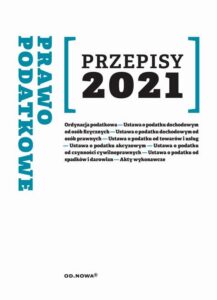 Okładka: Przepisy 2021. Prawo podatkowe lipiec 2021