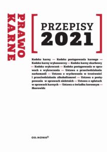 Okładka: Przepisy 2021 Prawo karne sierpień 2021