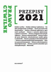 Okładka: Prawo Cywilne Przepisy sierpień 2021