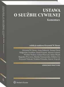 Okładka: Ustawa o służbie cywilnej. Komentarz
