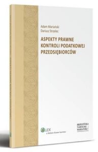 Okładka: Aspekty prawne kontroli podatkowej przedsiębiorców