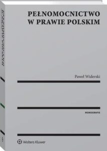 Okładka: Pełnomocnictwo w prawie polskim