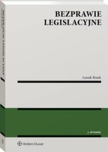 Okładka: Bezprawie legislacyjne