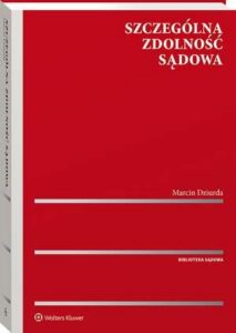 Okładka: Szczególna zdolność sądowa