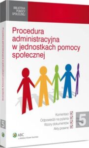 Okładka: Procedura administracyjna w jednostkach pomocy społecznej