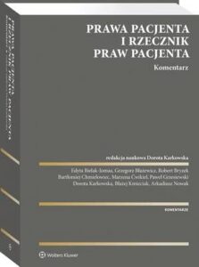 Okładka: Prawa pacjenta i Rzecznik Praw Pacjenta. Komentarz