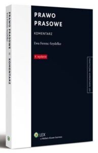 Okładka: Prawo prasowe. Komentarz