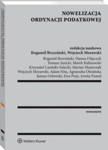 Okładka: Nowelizacja ordynacji podatkowej