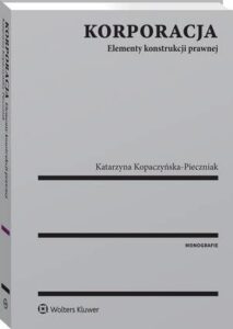 Okładka: Korporacja. Elementy konstrukcji prawnej