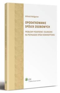 Okładka: Opodatkowanie spółek osobowych