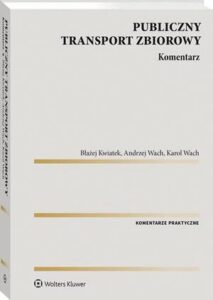Okładka: Publiczny transport zbiorowy. Komentarz