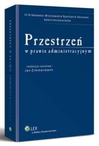 Okładka: Przestrzeń w prawie administracyjnym