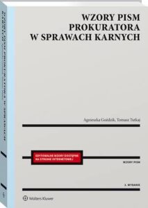 Okładka: Wzory pism prokuratora w sprawach karnych