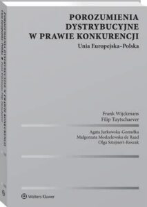 Okładka: Porozumienia dystrybucyjne w prawie konkurencji. Unia Europejska-Polska