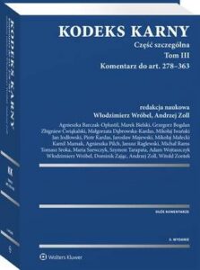 Okładka: Kodeks karny. Część szczególna. Tom III. Komentarz do art. 278–363