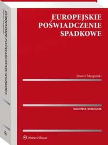 Okładka: Europejskie poświadczenie spadkowe